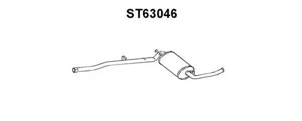 Глушитель выхлопных газов конечный ST63046 VENEPORTE