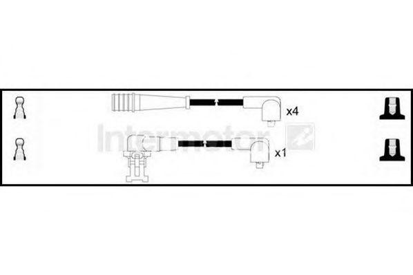 Ккомплект проводов зажигания 73331 STANDARD