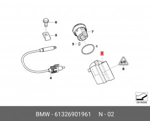 Группа контактная замка зажигания 61 32 6 901 961 BMW