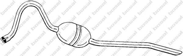 Глушитель выхлопных газов конечный 279874 BOSAL