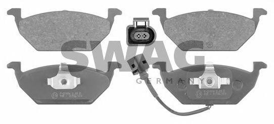 Комплект тормозных колодок, диско 30916332 SWAG