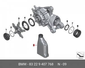 Масло трансмиссионное МКПП 83 22 9 407 768 BMW