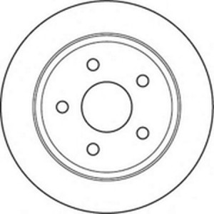 Тормозной диск 562148B BENDIX JURID