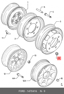 Деталь 1 470 416 FORD