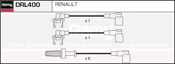 Ккомплект проводов зажигания DRL400 DELCO REMY