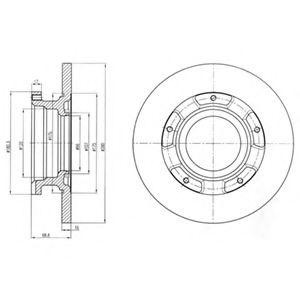 Тормозной диск BG4008 DELPHI
