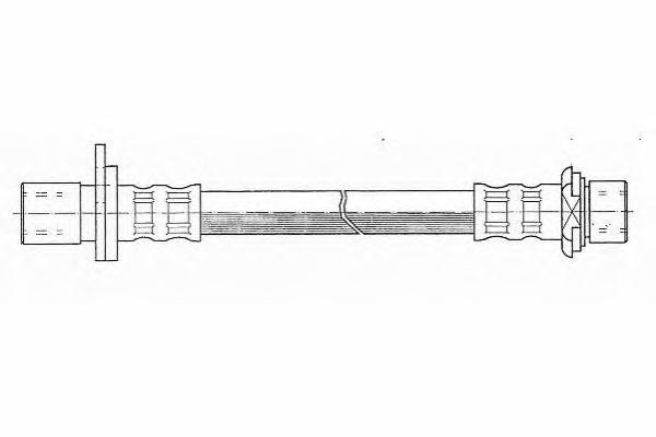 Тормозной шланг FHY2451 FERODO