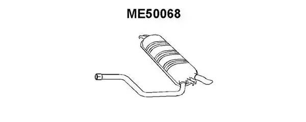Глушитель выхлопных газов конечный ME50068 VENEPORTE