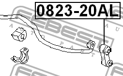 Стойка стабилизатора 0823-20AL FEBEST