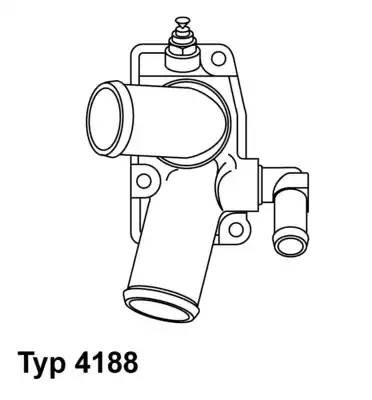 Термостат, охлаждающая жидкость 418892D WAHLER