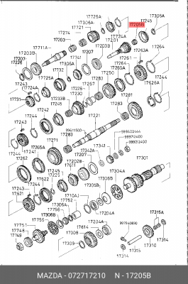 Деталь 072717210 MAZDA