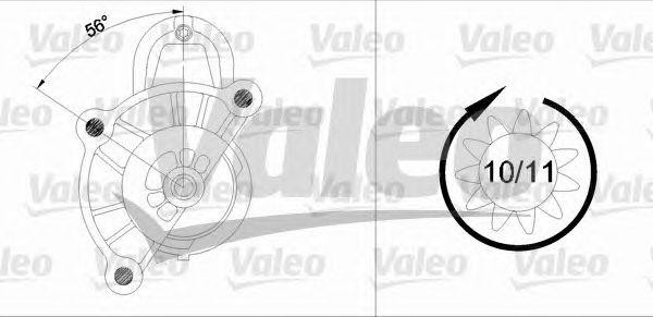 Стартер 455514 VALEO PHC