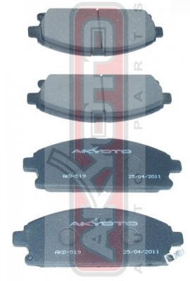 Колодки тормозные дисковые AKD-1189 AKYOTO