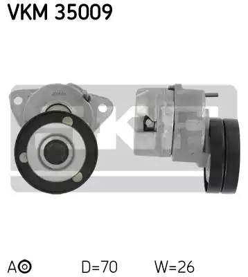 Натяжной ролик, поликлиновой  ремень VKM35009 SKF