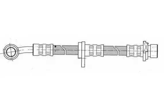 Тормозной шланг J3704150 H B JAKOPARTS NIPPARTS