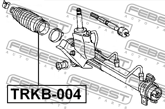 Пыльник рулевой рейки TRKB-004 FEBEST