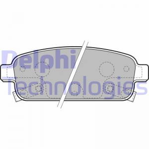 Колодки тормозные дисковые LP2167 DELPHI