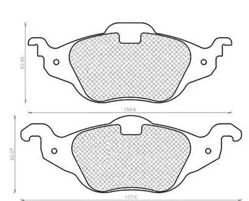 Комплект тормозных колодок, диско 430216171047 MAGNETI MARELLI