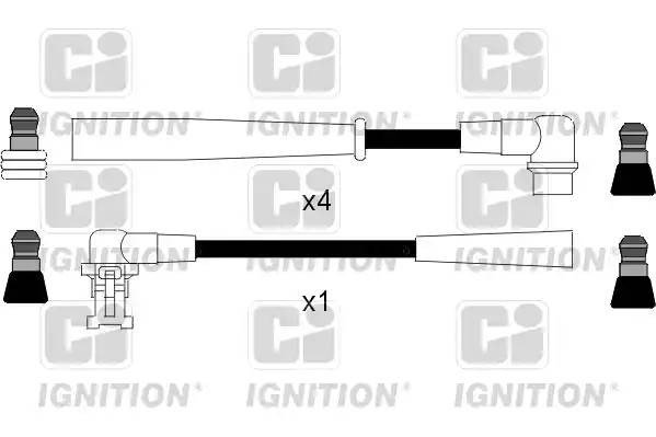 Ккомплект проводов зажигания XC762 QUINTON HAZELL
