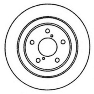 Тормозной диск 561667B BENDIX JURID
