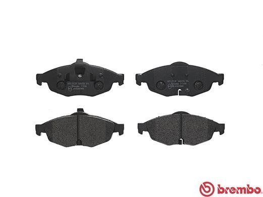 Комплект тормозных колодок, диско P11016 BREMBO