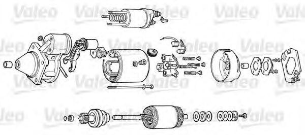 Стартер D9E49 VALEO PHC
