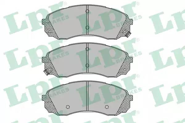 Колодки тормозные дисковые 05P1451 LPR
