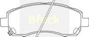 Комплект тормозных колодок, диско 2165410C BRECK