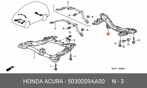 Деталь 50300S9AA00 HONDA