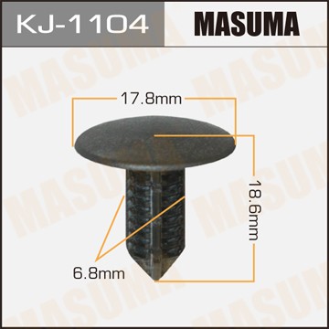 Клипса крепежная KJ1104 MASUMA