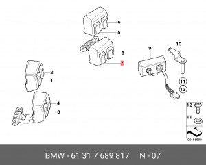 Деталь 61 31 7 689 817 BMW