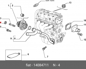 Деталь 14084711 ALFA FIAT LANCIA