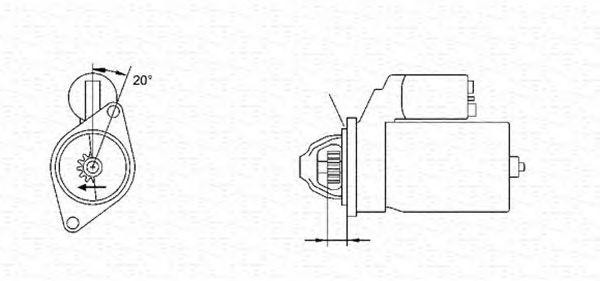 Стартер 943241046010 MAGNETI MARELLI