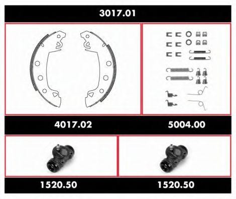 Комплект тормозных колодок 301701 ROADHOUSE
