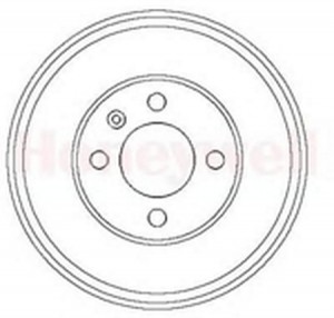 Тормозной барабан 329235B BENDIX JURID