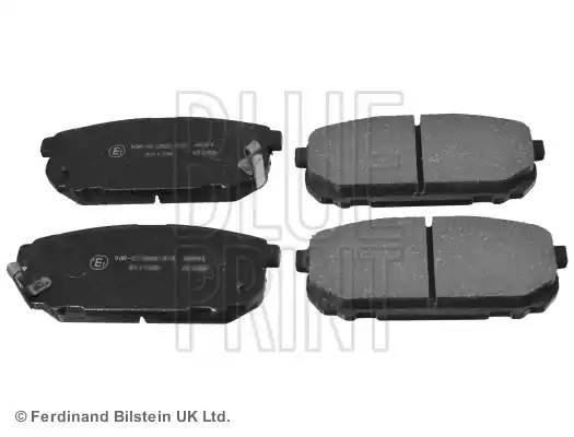 Комплект тормозных колодок, диско ADG04259 BLUE PRINT