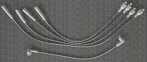 Ккомплект проводов зажигания 88604007 TRISCAN