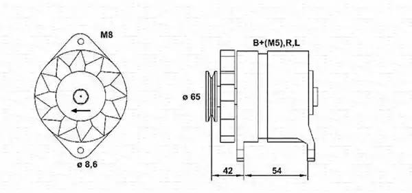 Генератор 943346054010 MAGNETI MARELLI