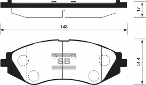 Колодки тормозные дисковые SP1159 SANGSIN