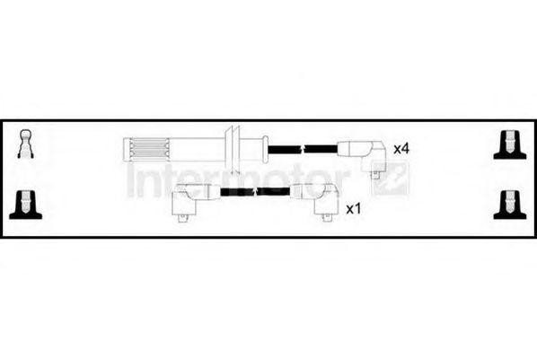 Ккомплект проводов зажигания 73805 STANDARD