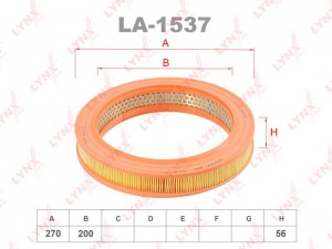 Фильтр воздушный LA-1537 LYNXAUTO