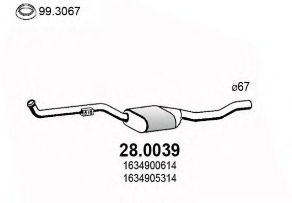 Катализатор 280039 ASSO