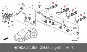 Деталь 39683SMGE01 HONDA