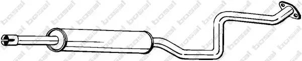 Средний глушитель выхлопных газов 289-133 BOSAL