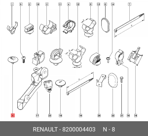 Фиксатор 8200004403 RENAULT