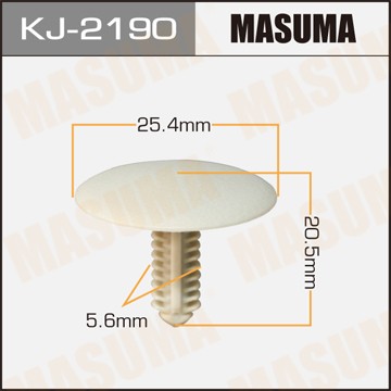 Клипса крепежная KJ2190 MASUMA