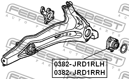 Ступица колеса 0382-JRD1RRH FEBEST