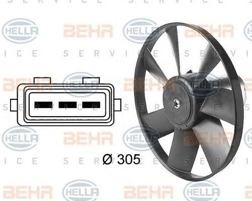Вентилятор, охлаждение двигателя 8EW 009 144-471 HELLA