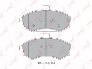 Колодки тормозные дисковые BD-3611 LYNXAUTO
