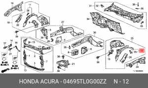 Деталь 04695TL0G00ZZ HONDA